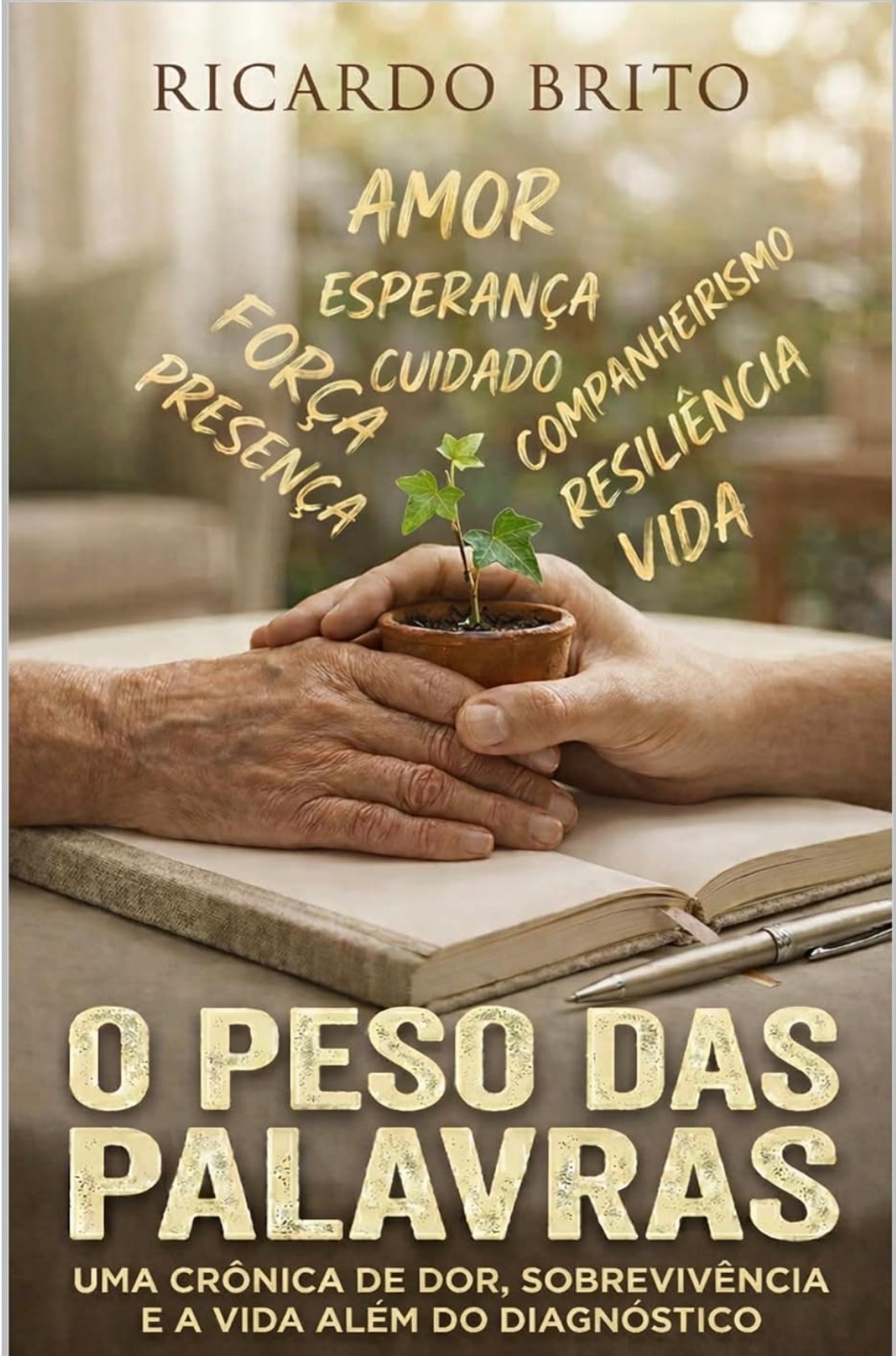 Capa: O Peso das Palavras — Ricardo Brito
