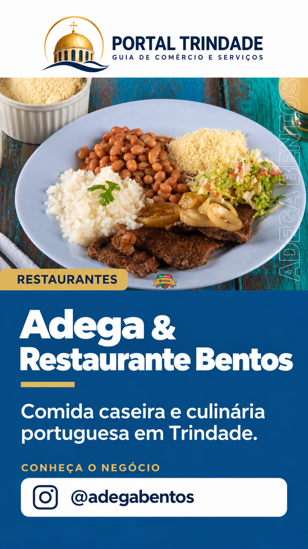 Ficha do Portal Trindade: Adega & Restaurante Bentos