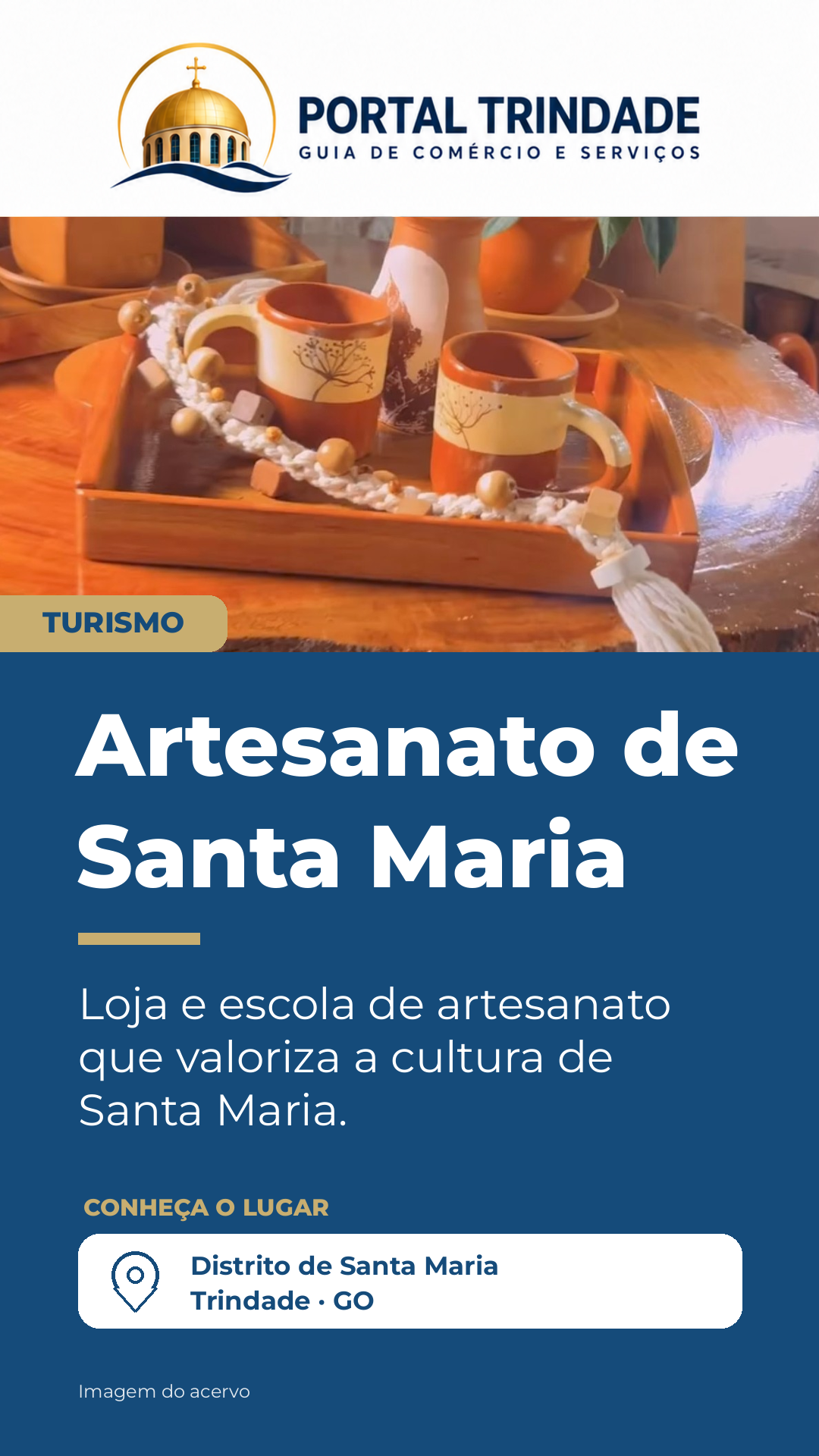 Ficha do Portal Trindade: Artesanato de Santa Maria