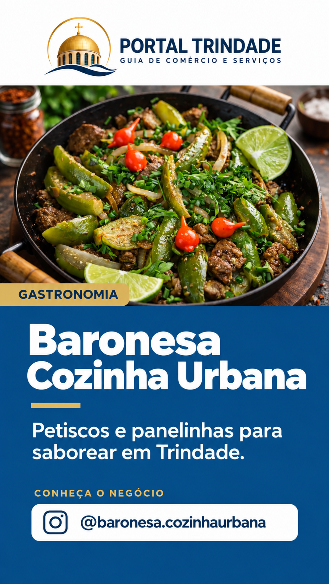Ficha do Portal Trindade: Baronesa Cozinha Urbana