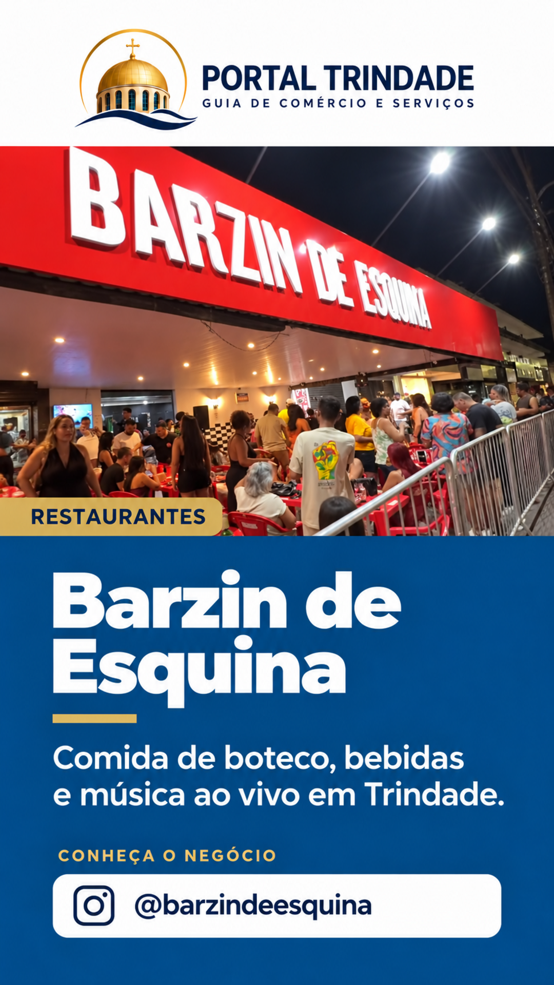 Ficha do Portal Trindade: Barzin de Esquina
