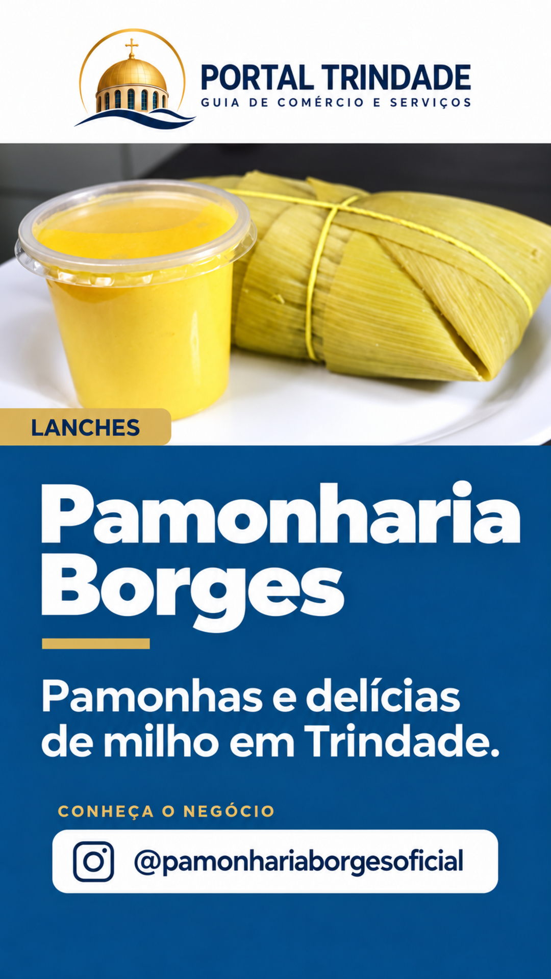 Ficha do Portal Trindade: Pamonharia Borges