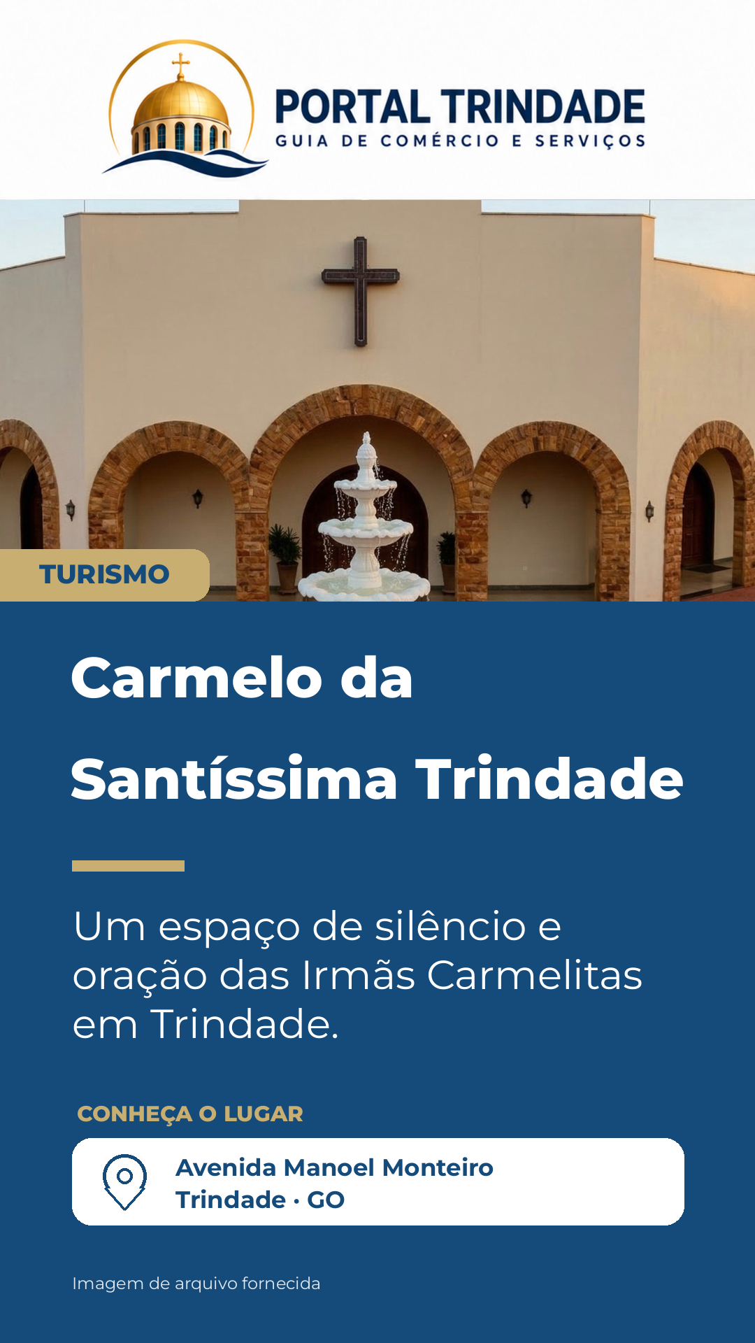 Ficha do Portal Trindade: Carmelo da Santíssima Trindade