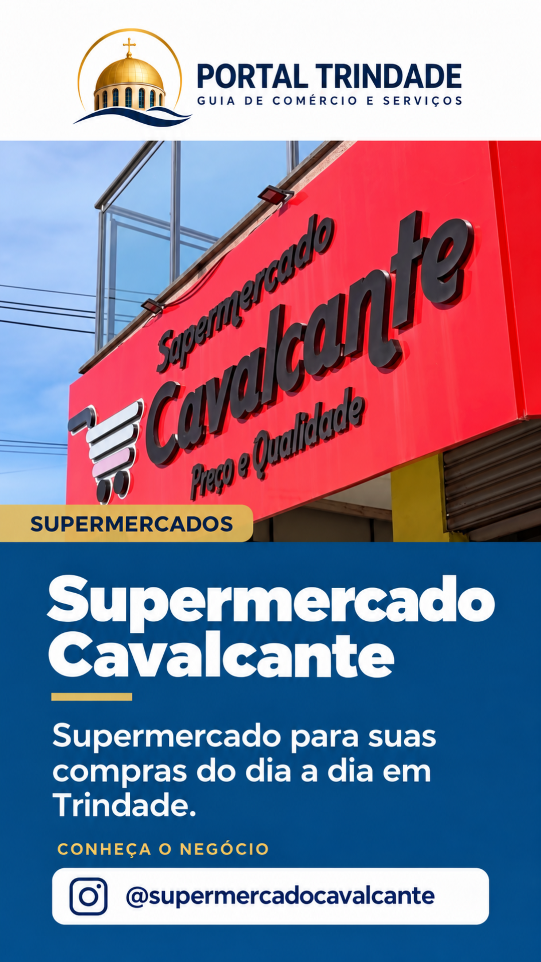 Ficha do Portal Trindade: Supermercado Cavalcante