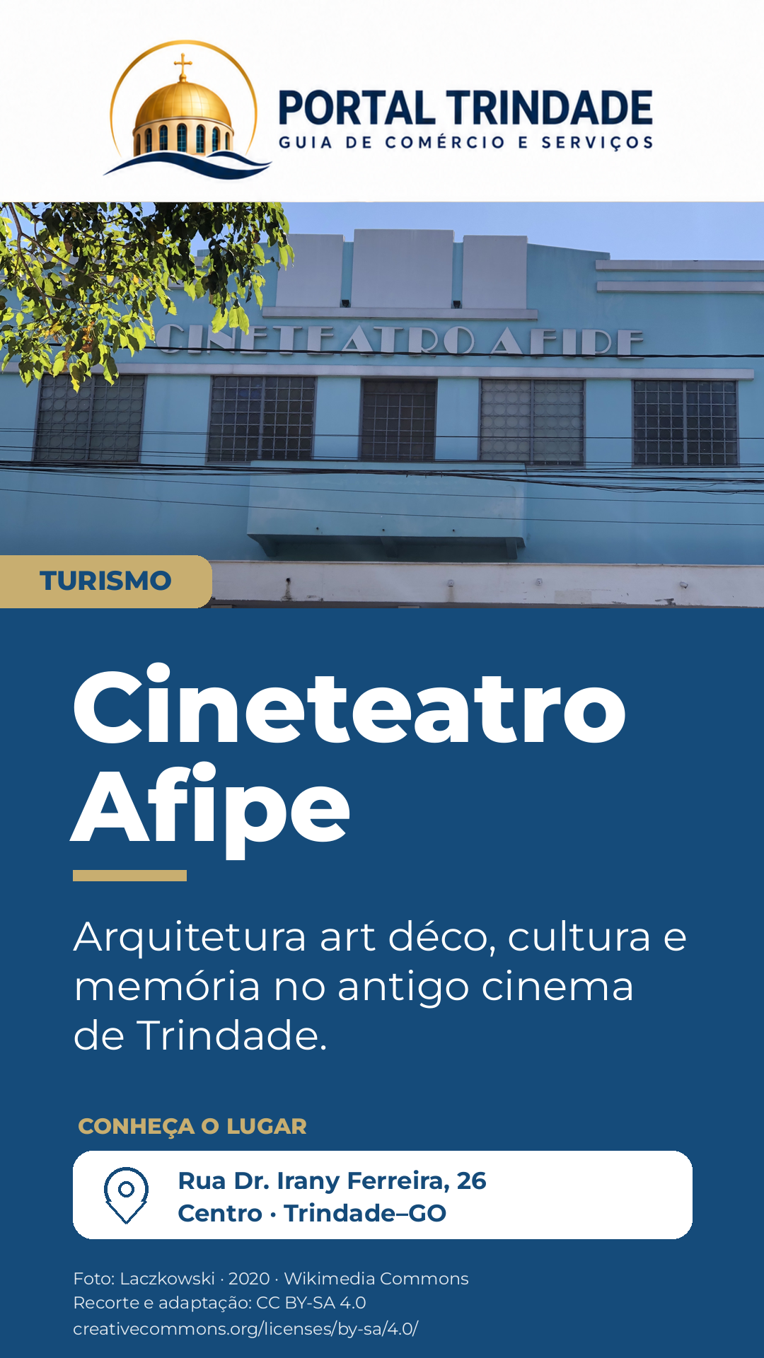 Ficha do Portal Trindade: Cineteatro Afipe