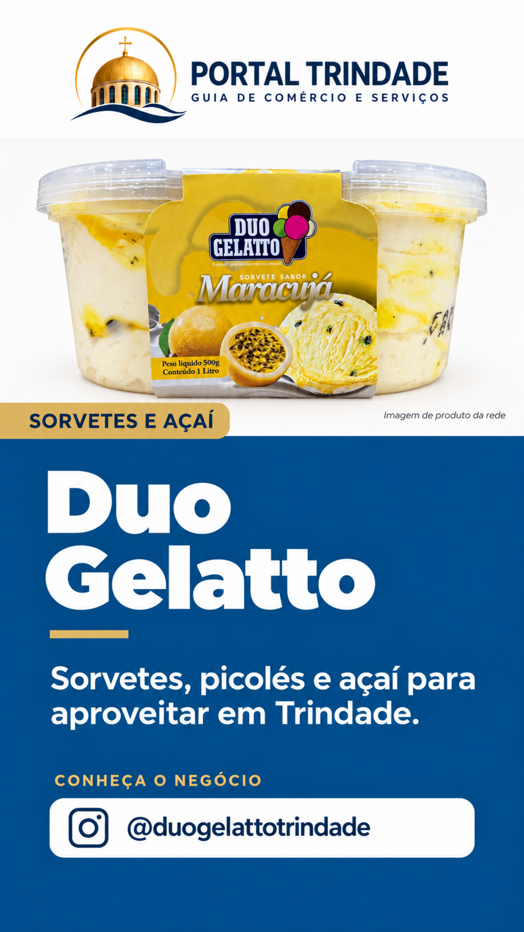 Ficha do Portal Trindade: Duo Gelatto
