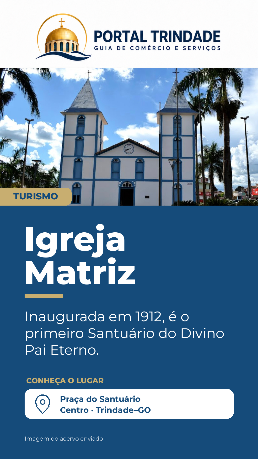 Ficha do Portal Trindade: Igreja Matriz