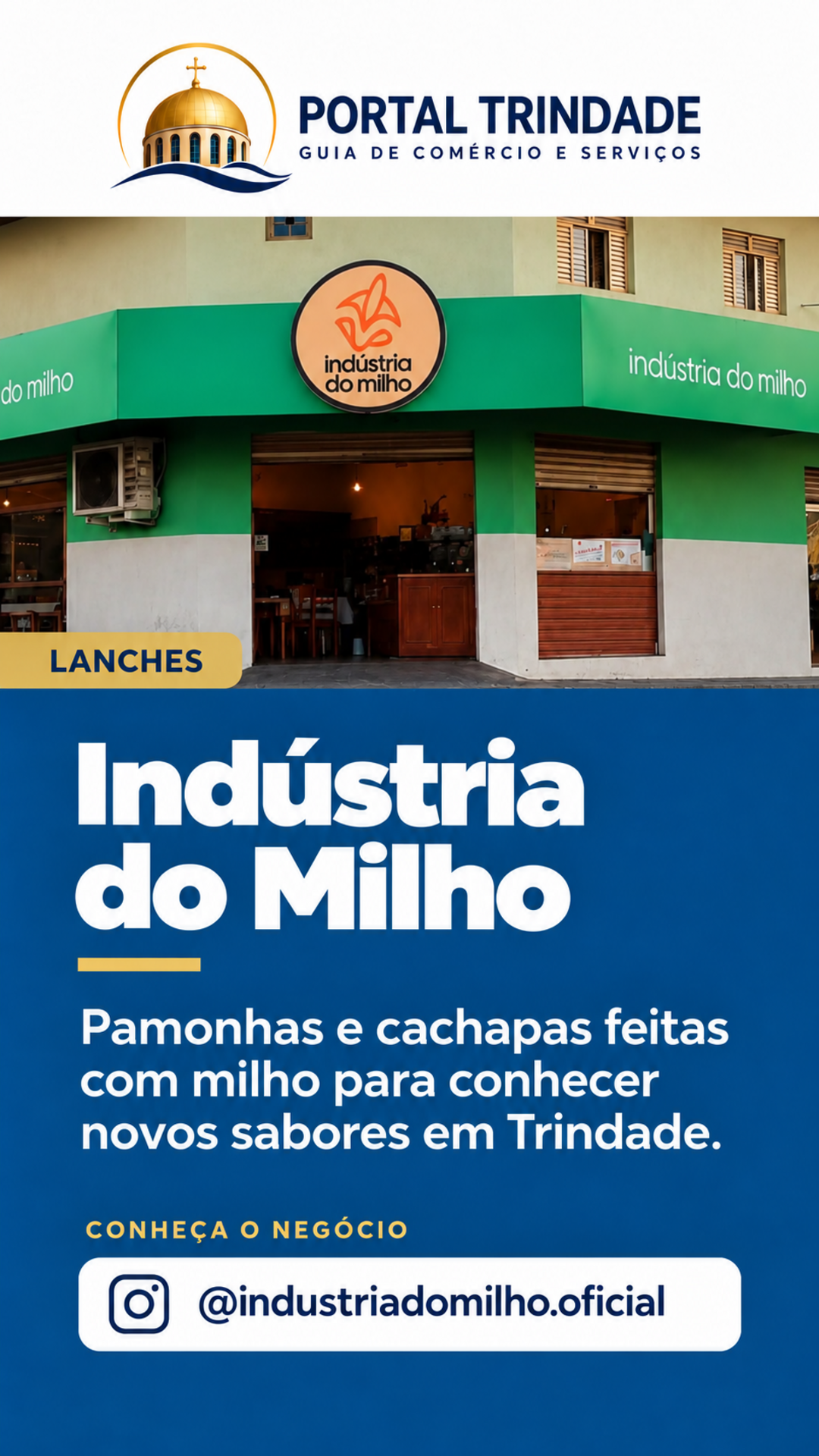 Ficha do Portal Trindade: Indústria do Milho