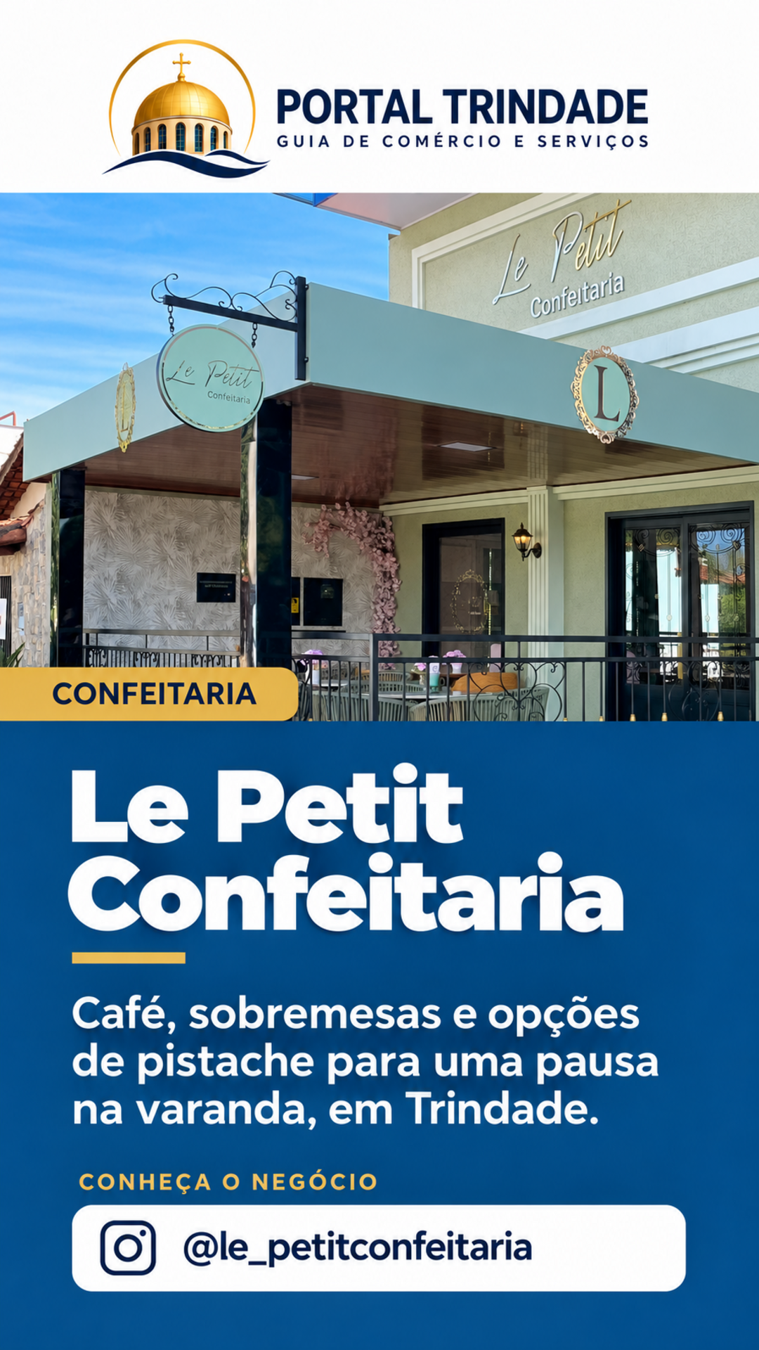 Ficha do Portal Trindade: Le Petit Confeitaria
