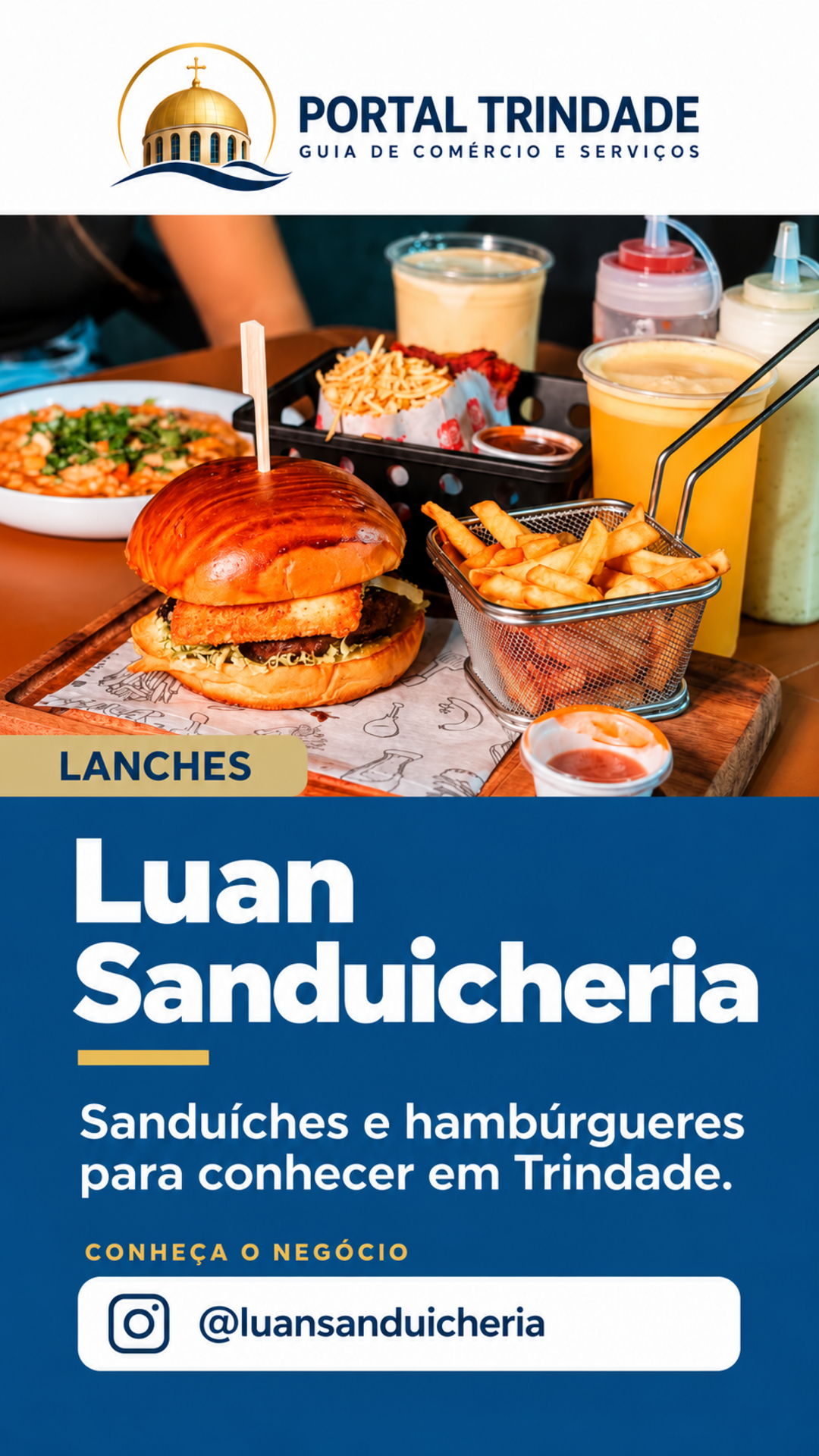 Ficha do Portal Trindade: Luan Sanduicheria