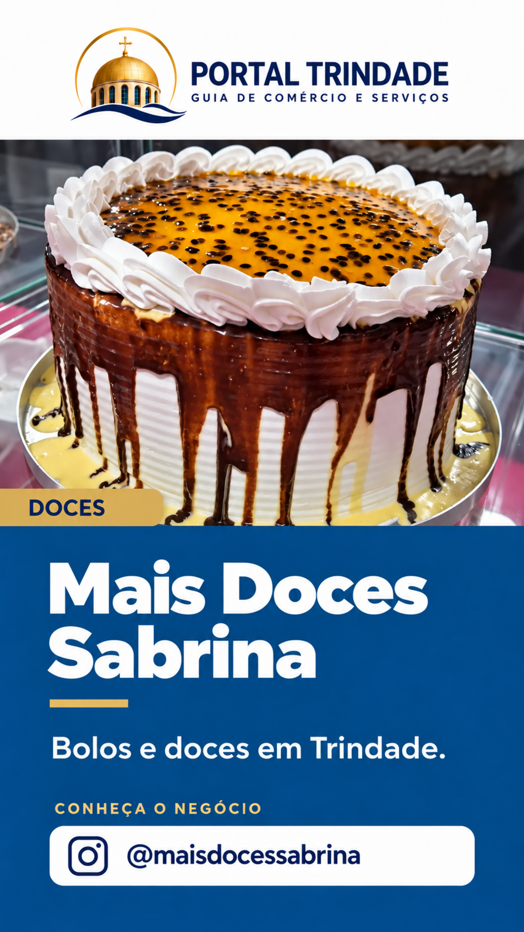 Ficha do Portal Trindade: Mais Doces Sabrina
