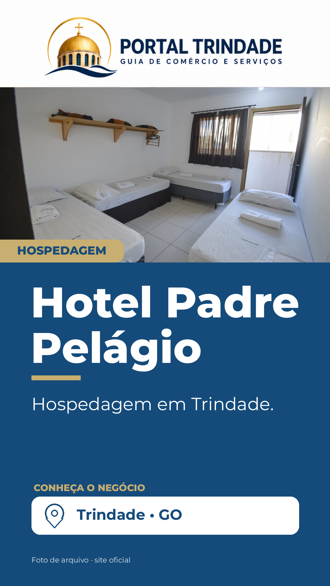 Ficha do Portal Trindade: Hotel Padre Pelágio
