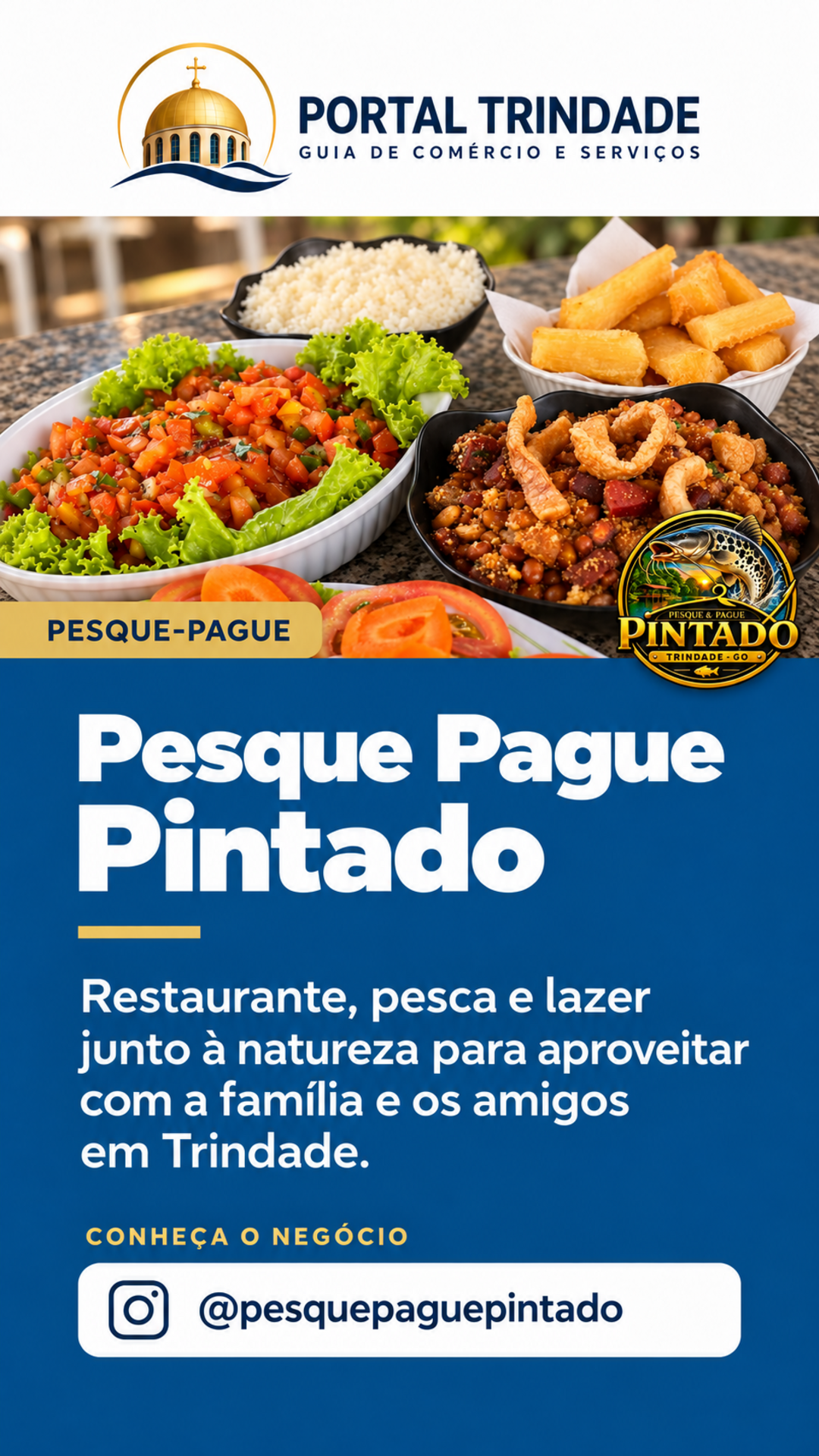 Ficha do Portal Trindade: Pesque Pague Pintado