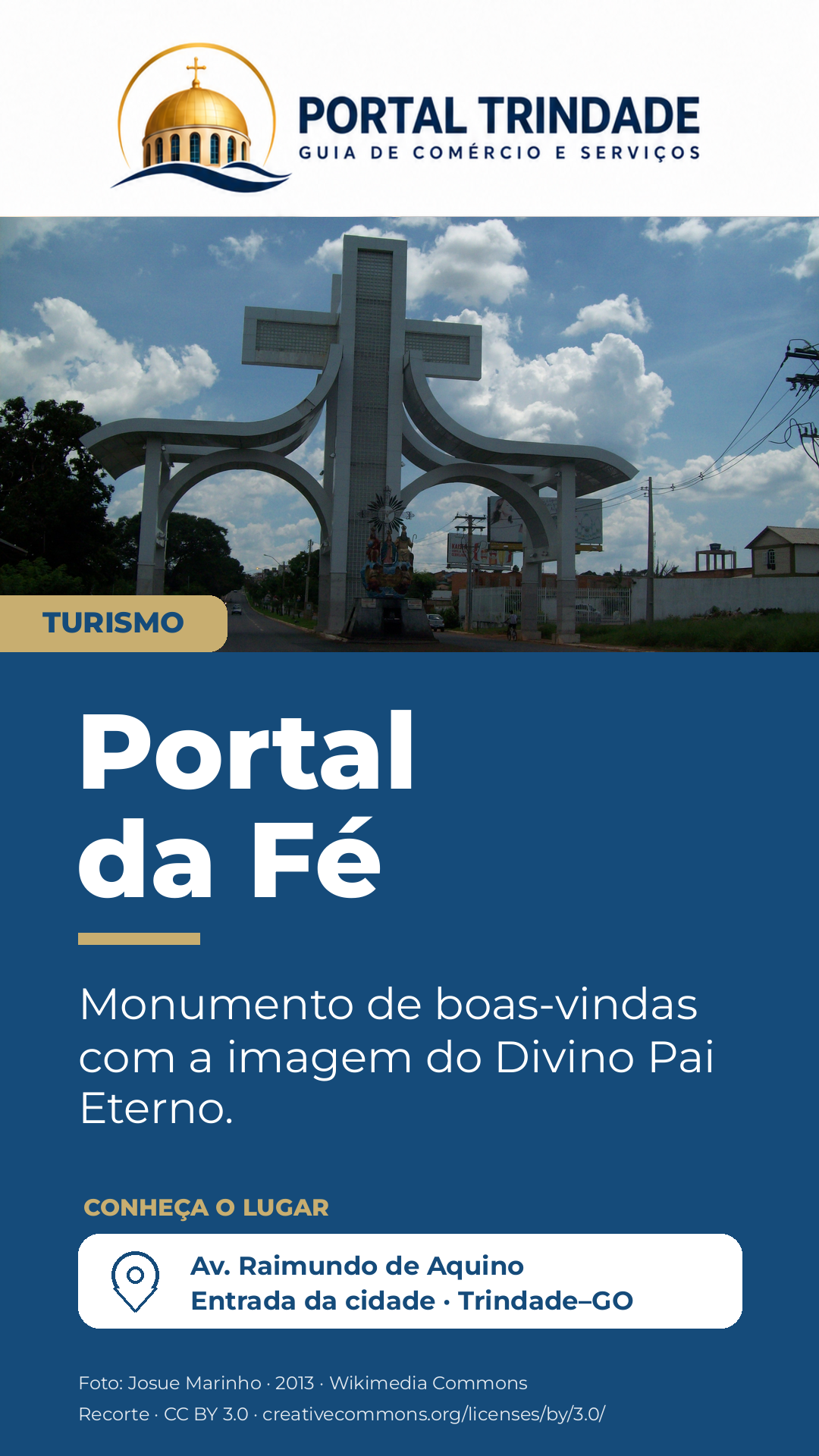 Ficha do Portal Trindade: Portal da Fé