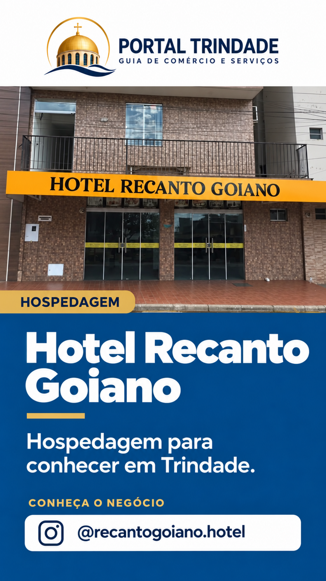 Ficha do Portal Trindade: Hotel Recanto Goiano