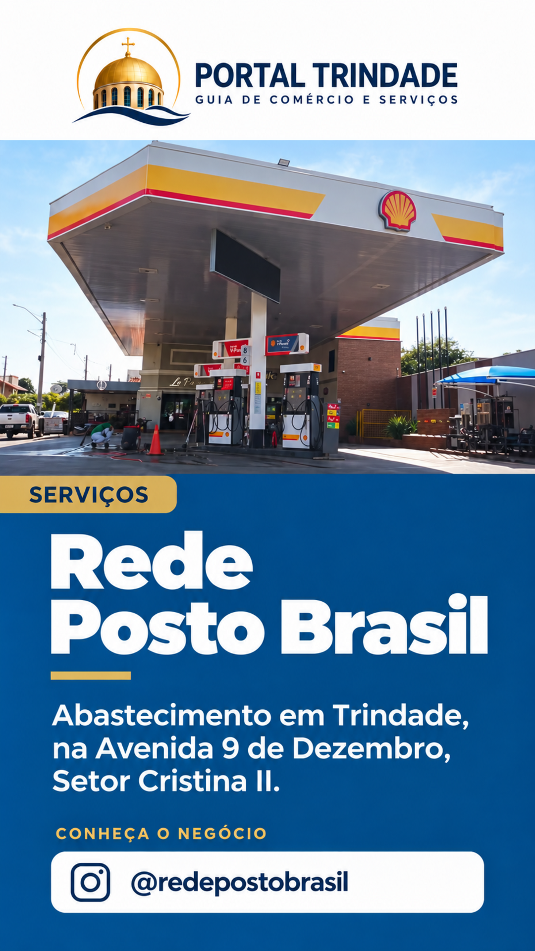 Ficha do Portal Trindade: Rede Posto Brasil