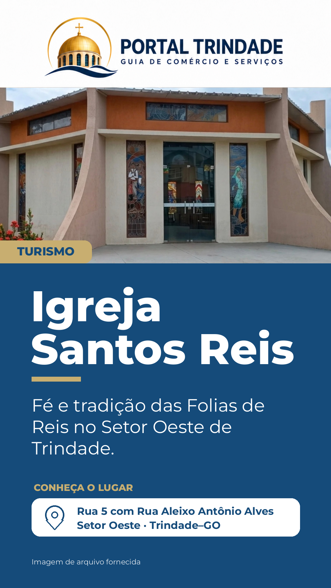 Ficha do Portal Trindade: Igreja Santos Reis