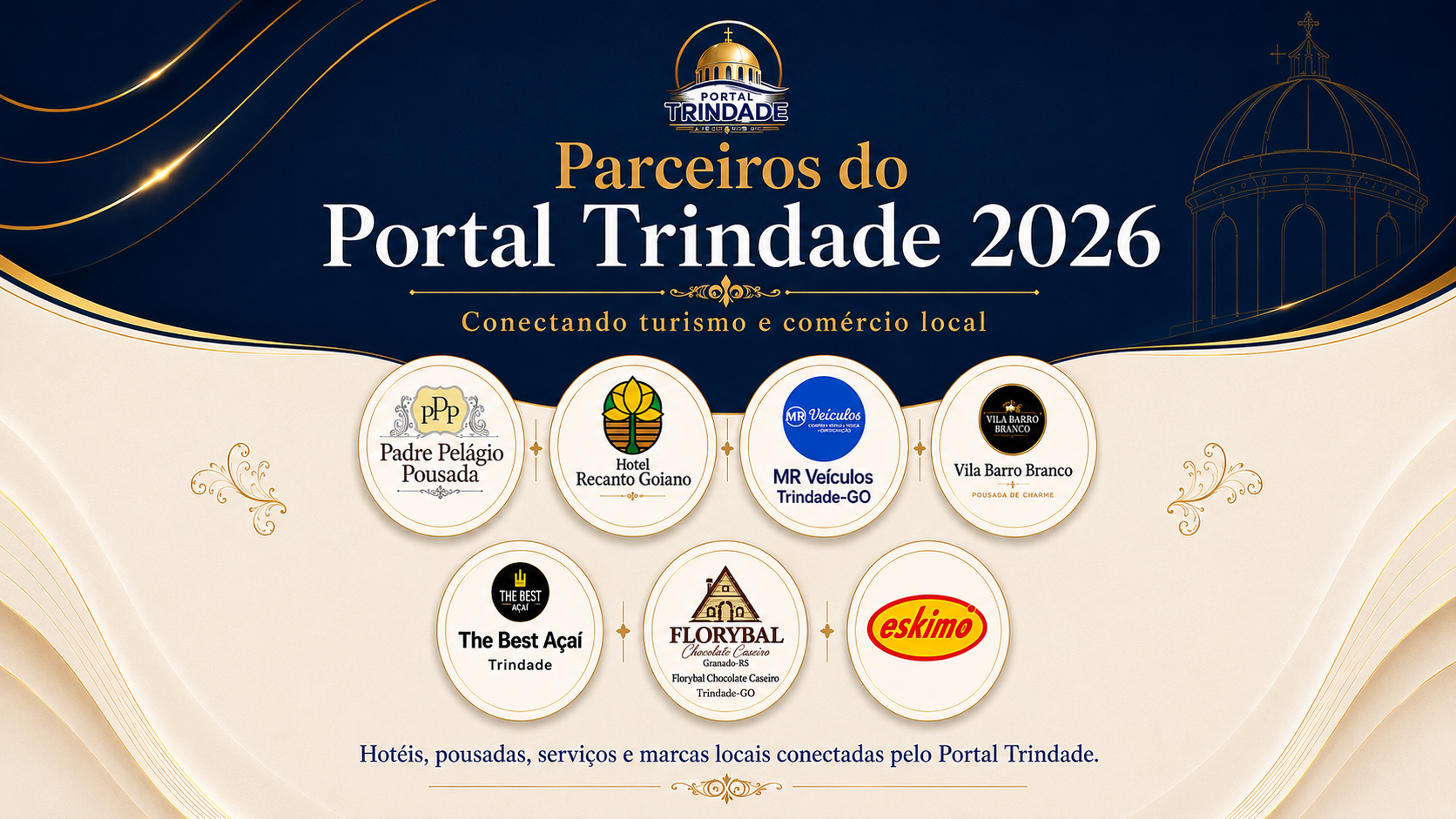 Selo dos Parceiros do Portal Trindade 2026